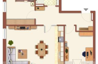 Wohnung mieten in 86567 Hilgertshausen-Tandern, Attraktive 3-Zimmer-Dachgeschosswohnung B 6