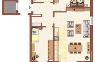 Wohnung mieten in 86567 Hilgertshausen-Tandern, Lichtdurchflutete 3-Zimmer-Wohnung mit Balkon B 3