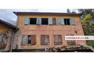 Haus kaufen in 14793 Buckautal, IMMOBERLIN.DE - Sehr großes Entwicklungspotenzial! Charaktervolle Immobilie in naturverbundener Lage