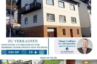 Haus kaufen in 75323 Bad Wildbad, Gepflegtes 3-Familienhaus für mehrere Generationen