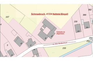 Grundstück zu kaufen in Schmaxbruch 36, 41334 Nettetal, Großzügige Entwicklungsfläche mit ca. 63m Straßenfront von privat