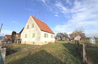 Grundstück zu kaufen in 87757 Kirchheim in Schwaben, *** Abriss-Gelegenheit mit Weitblick: Grundstück in ruhiger Ortsrandlage in Hasberg ***