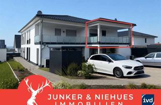 Wohnung kaufen in 32312 Lübbecke, Provisionsfrei für Kaufende - Neubau 3-Zimmer-Wohnung in Lübbecke – Stilvoll, modern, einladend