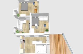 Wohnung mieten in Scherzachstrasse 12, 88250 Weingarten, 60m² Wohnung mit Dachterrasse ideal für Pärchen oder 2 er WG