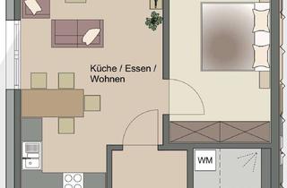 Wohnung mieten in 95463 Bindlach, Hochwertige 2-Zimmer-Wohnung, mit Balkon und EBK in Bindlach, barrierefrei