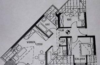 Wohnung mieten in Bergstraße 15, 67067 Maudach, Gepflegte 3‑Zimmer Wohnung im 3. OG mit Balkon in Maudach