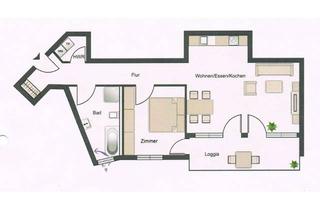 Wohnung mieten in Platanenallee, 63739 Aschaffenburg, Schicke 2-Zimmer Wohnung mit Balkon in Aschaffenburg, Stadtmitte