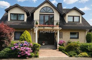 Einfamilienhaus kaufen in 32130 Enger, Familienfreundliches Einfamilienhaus mit großem Garten, Kamin und Doppelgarage in ruhiger Lage
