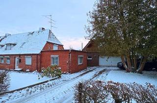 Doppelhaushälfte kaufen in 23899 Gudow, Zwei auf einem Grundstück - Siedlungs-Doppelhaushälfte und separates Haus mit Doppelgarage - in Ran