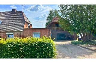 Doppelhaushälfte kaufen in 23899 Gudow, Zwei auf einem Grundstück mit Doppelgarage - Randlage und Weitblick in die Natur!