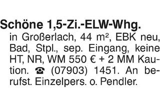 Wohnung mieten in 71577 Großerlach, Schöne 1,5-Zi.-ELW-Whg.
