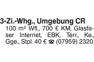 Wohnung mieten in 74564 Crailsheim, 3-Zi.-Whg., Umgebung CR