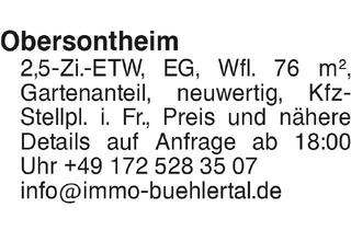 Wohnung kaufen in 74426 Bühlerzell, Eigentumswohnungen, Schwäbisch Hall