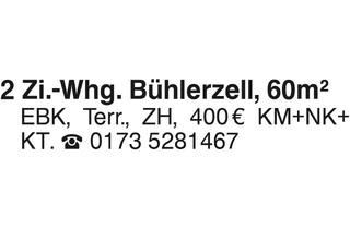 Wohnung mieten in 74426 Bühlerzell, 2 Zi.-Whg. Bühlerzell