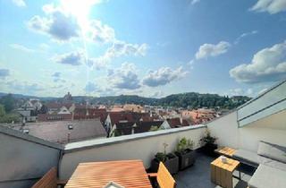 Penthouse kaufen in 73525 Schwäbisch Gmünd, NEUWERTIGE PENTHOUSEWOHNUNG AUF 2 ETAGEN MIT TRAUMAUSBLICK