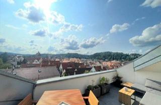 Penthouse kaufen in 73525 Schwäbisch Gmünd, NEUWERTIGE PENTHOUSEWOHNUNG AUF 2 ETAGEN MIT TRAUMAUSBLICK