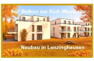 Wohnung kaufen in 32051 Herford, Herford - In Lenzinghausen: Barrierefreie NEUBAU-ETW. mit 9m² Süd-Balkon. Ab 0626. Inkl. Stellplatz.