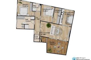 Wohnung kaufen in Bodestraße 34, 39118 Lemsdorf, BodeQuartier Lemsdorf: 3-Zi.-Neubau mit 18m² Terrasse | 800 m zur Uniklinik | Stellplatz