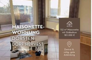 Wohnung kaufen in Kleiberstr. 40, 46284 Dorsten, 132 m² Maisonette mit Südbalkon in Dorsten Dorf Hervest