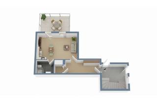 Wohnung mieten in 31737 Rinteln, KfW 55 Standard: Moderne 1-Zimmer-Wohnung mit Balkon – kernsaniert und zentral in Rinteln