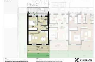 Wohnung mieten in 78224 Singen, NEUBAU! Grüner Wohnen in Singen - Moderne 2 Zimmer Stadtwohnung mit Balkon!