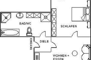 Wohnung mieten in Klenauer Weg, 95643 Tirschenreuth, frisch renovierte Single-Wohnung in ruhiger Lage