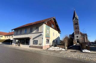 Haus kaufen in Rupertistraße 16, 83413 Fridolfing, Renovierungsbedürftiges Haus mit 4 Wohnungen und einem Geschäftslokal mit Garagen in Fridolfing