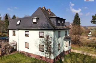 Haus kaufen in 09217 Burgstädt, Burgstädt bei Chemnitz: Zweifamilienhaus mit Einliegerwohnung, Garage & 3.420 m² Garten im Grünen