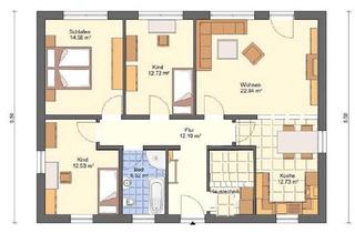 Haus kaufen in Holunderweg 10a, 39175 Biederitz, Neubau! Bungalow mit 4-Zi. im Herzen von Biederitz, 482 m² Gst.