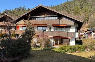Wohnung kaufen in 82467 Garmisch-Partenkirchen, Alt-Partenkirchen: Sonnige, ruhige Terrassenwohnung mit Hobbyraum am Fuße des Wank