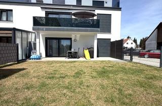 Wohnung kaufen in 89168 Niederstotzingen, „Neuwertige 4-Zimmer-Gartenwohnung (BJ 2021) mit Terrasse, A+ Energie"