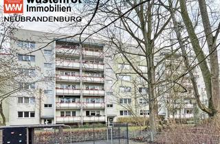 Wohnung mieten in 17033 Neubrandenburg, SCHÖNE RANDLAGE IM SÜDEN VON NB : 4-RAUM-WOHNUNG MIT BALKON UND KELLERRAUM