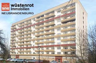 Wohnung mieten in 17033 Stadtgebiet West, BLICK ZUM SEE UND FAST IM STADTZENTRUM - 2-RAUM-WOHNUNG MIT GROSSEM BALKON UND HERRLICHEM AUSBLICK