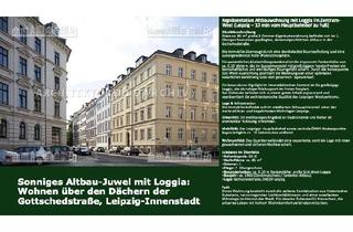 Wohnung mieten in Gottschedstraße 00, 04109 Zentrum-West, Gepflegte 2-Zimmer-Wohnung im 2. OG mit Balkon in Leipzig Zentrum-West