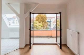 Wohnung kaufen in 04157 Leipzig, Lichtdurchflutete, großzügig geschnittene 3-Raum-Dachterrassenwohnung.
