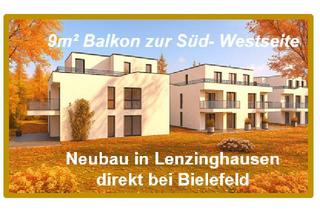 Wohnung kaufen in 49326 Melle, Melle - In Lenzinghausen direkt vor BI. Barrierefreie Neubau-ETW. mit 9m² Südbalkon. Stellplatz inkl. Ab 0626.