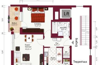 Haus kaufen in 91301 Forchheim, Forchheim - Provisionsfreie 2-Zimmer Wohnung mit sonnigem Balkon u. Garage