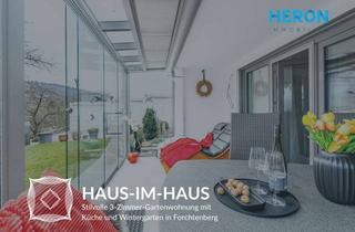 Wohnung kaufen in 74670 Forchtenberg, HAUS-IM-HAUS – Stilvolle 3-Zimmer-Gartenwohnung mit Küche und Wintergarten in Forchtenberg