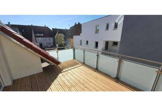 Wohnung mieten in Hauptstraße 12, 74423 Obersontheim, Schöne 2-Zi-Neubauwohnung im Dachgeschoss mit großer Sonnenterrasse, Einbauküche und Tiefgarage