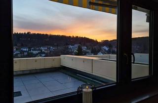 Wohnung mieten in Sonnenhalde 22, 72488 Sigmaringen, Helle 4-Zimmer-Wohnung (Teilmöbeliert) im 5. OG mit Dachterrasse in Sigmaringen