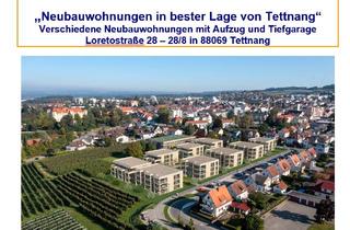 Wohnung mieten in Loretostraße 28/4, 88069 Tettnang, Schöne 2- Zimmer Neubauwohnung in bester Lage von Tettnang