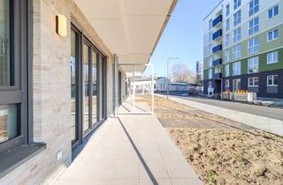 Wohnung mieten in Ehinger Str., 60326 Gallus, Modernes Wohngefühl mit großzügiger Terrasse – stilvolle 3-Zimmer-Erdgeschosswohnung *ERSTBEZUG*