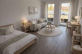 Wohnung mieten in #130 Nußbaumkoppel, 24119 Kronshagen, helle 1 Zimmer Wohnung 28m² neue EBK Duschbad bodentiefe Fenster in Kiel Kronshagen Nähe der CAU Uni