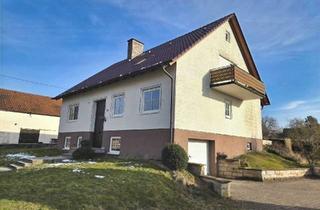 Haus kaufen in 97496 Burgpreppach, Haus am See mit Ausbaupotential (Wfl. 110 m²) inkl. Gartengrundstück und mehreren Nebengebäuden i