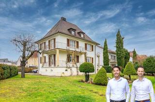 Villa kaufen in 79341 Kenzingen, Repräsentative Stadtvilla mit hohen Decken, edlen Dielenböden, Garage und parkähnlichem Grundstü