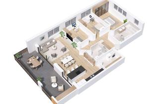 Anlageobjekt in Burgallee 42, 74653 Künzelsau, Top Kapitalanlage! 4 Zimmer Dachgeschoss inkl. TG-Stellplatz in stilvollem Neubau im Seniorendorf