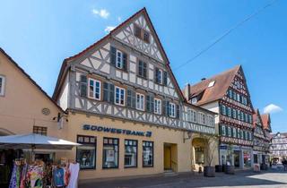 Gewerbeimmobilie mieten in Johann-Philipp-Palm-Straße, 73614 Schorndorf, Repräsentative Gewerbefläche in 1A-Lage der Schorndorfer Fußgängerzone