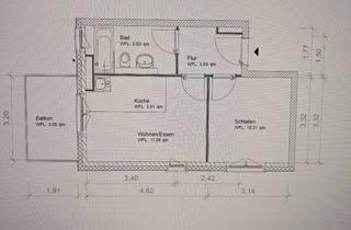 Immobilie mieten in Hermann-Kasack-Straße 13, 14469 Bornstedt, Wohnung (teilmöbliert) in ruhiger, grüner Lage