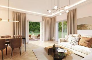 Wohnung kaufen in Nördliche Auffahrtsallee 75, 81675 Bogenhausen, Garten-Maisonette in idyllischer Lage am Schloss Nymphenburg