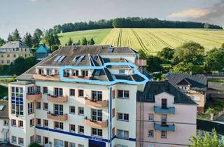 Wohnung mieten in 09439 Amtsberg, Schöne helle 3-Zimmer Wohnung 1.DG mit Terrasse und Blick von ganz oben über Dächer ins Grüne